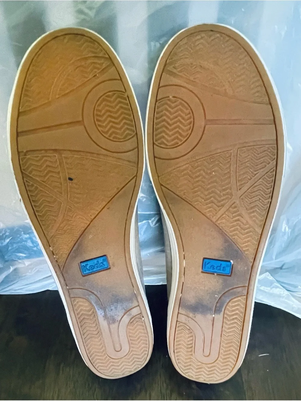 Keds Center II Walnut Chambray Sneaker | Size 9